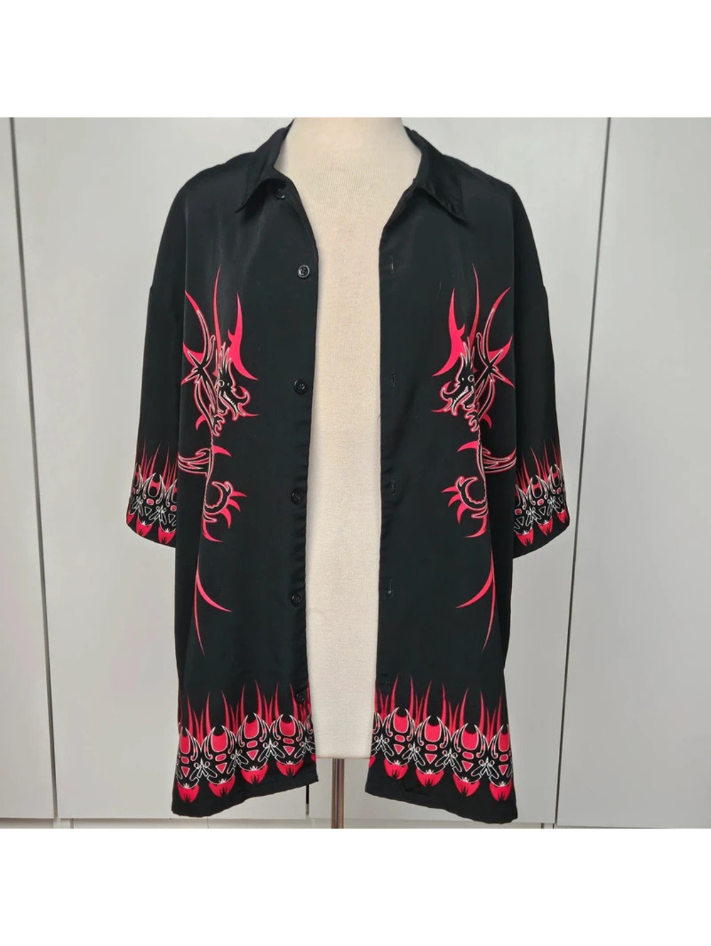 Y2k VTG tribal cyber sigil dragon nobo Large